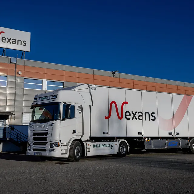 Nexans - elektrisk lastebil